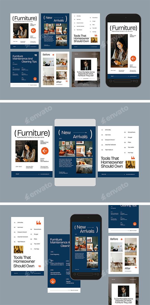 Furniture Instagram Template