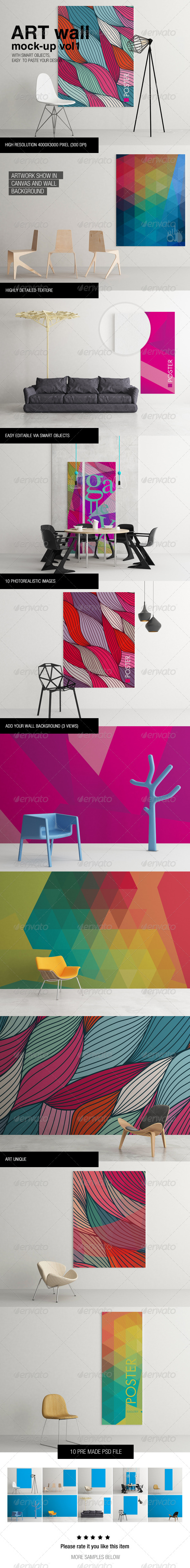 Art Wall Mock-up Vol.1 - Miscellaneous Displays