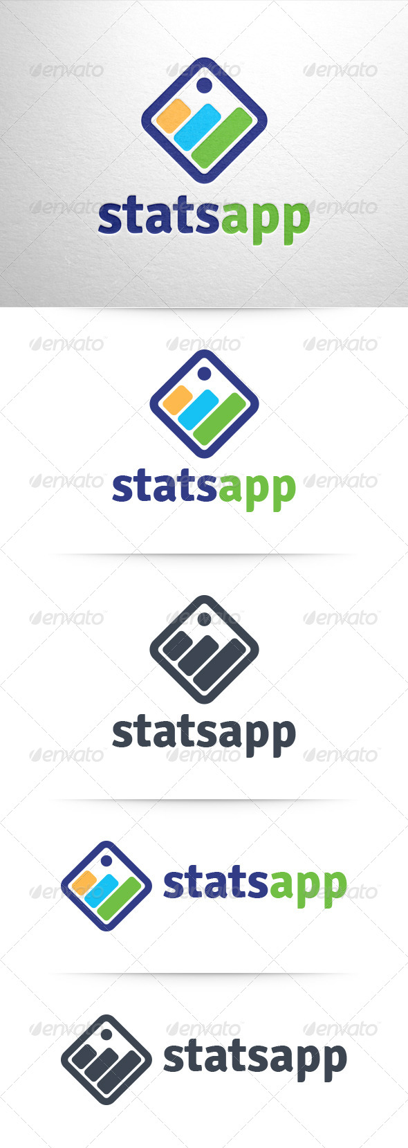 Stats App Logo - Symbols Logo Templates