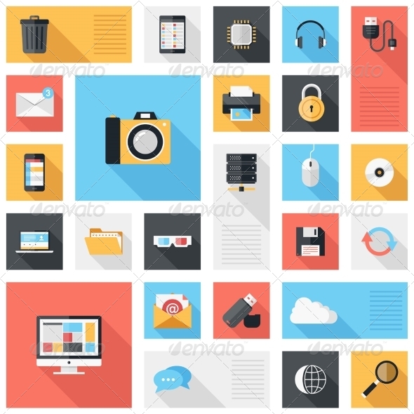 Technology and Media Icons - Technology Icons