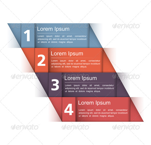 Design Template with Four Elements - Miscellaneous Vectors