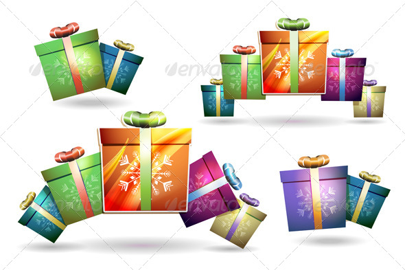 Christmas Gift Box - Christmas Seasons/Holidays