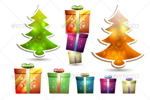 Christmas Gift Box - Christmas Seasons/Holidays