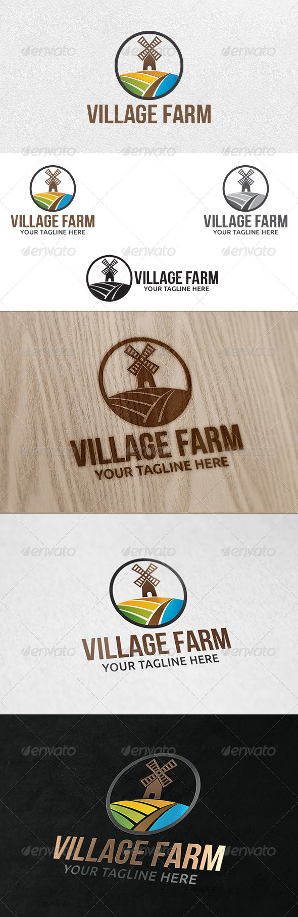 Agro Farm - Logo Template - Buildings Logo Templates