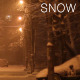 Night Snow Fall Street - VideoHive Item for Sale