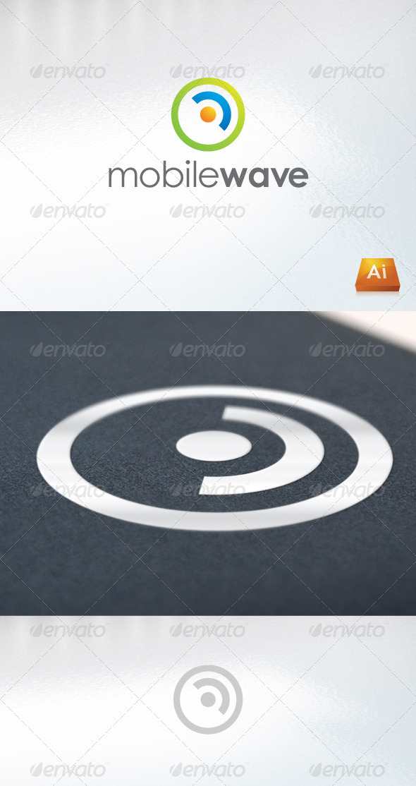 mobile wave - Abstract Logo Templates