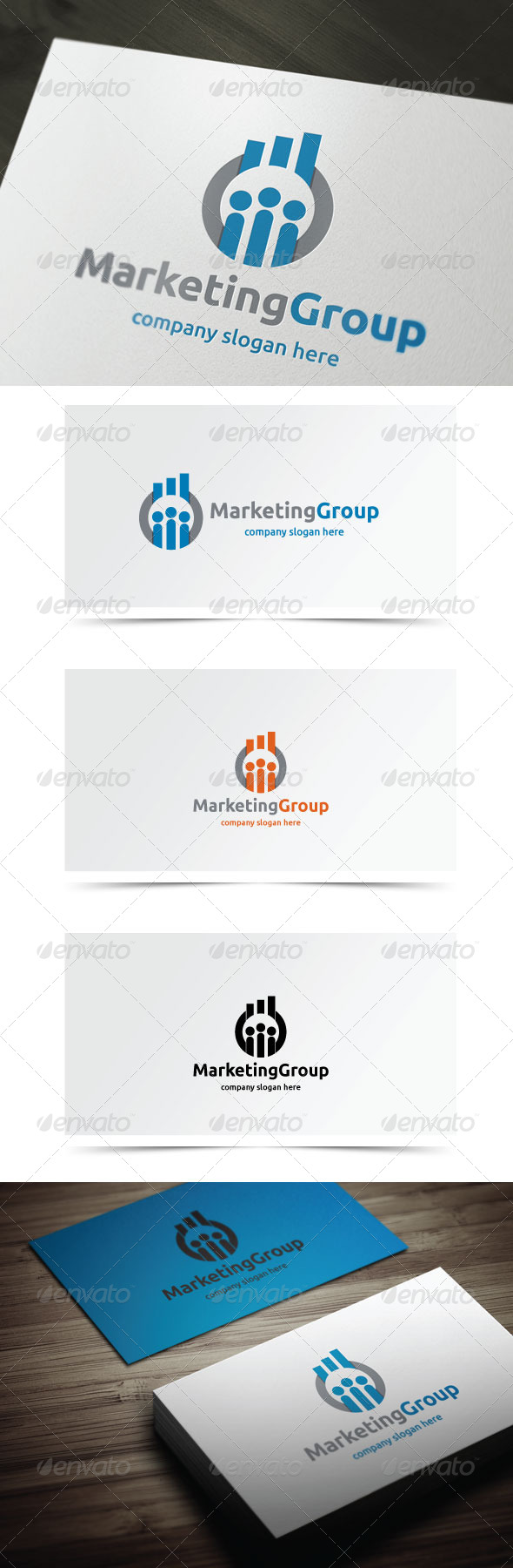Marketing Group - Symbols Logo Templates