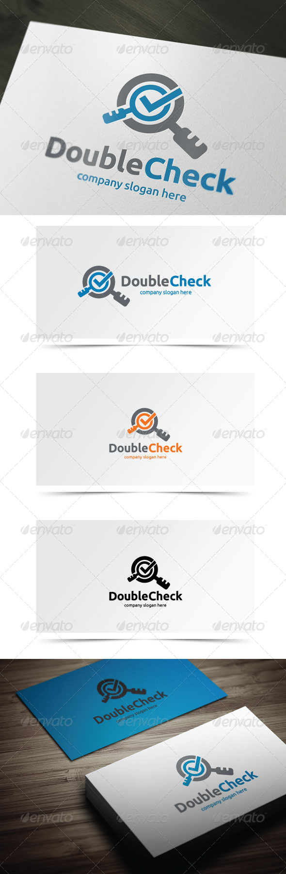 Double Check - Symbols Logo Templates