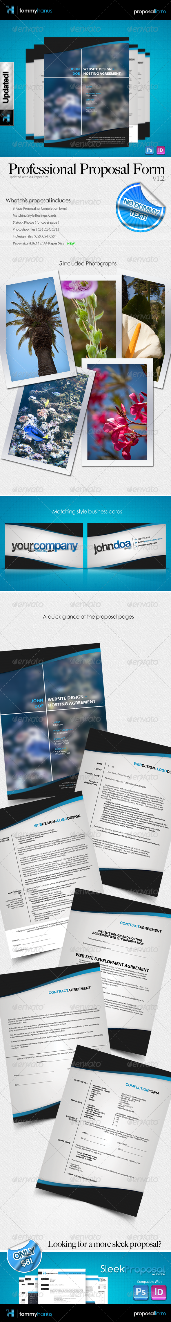 Professional Proposal Pack + Business Cards!! by tommyhanus | GraphicRiver