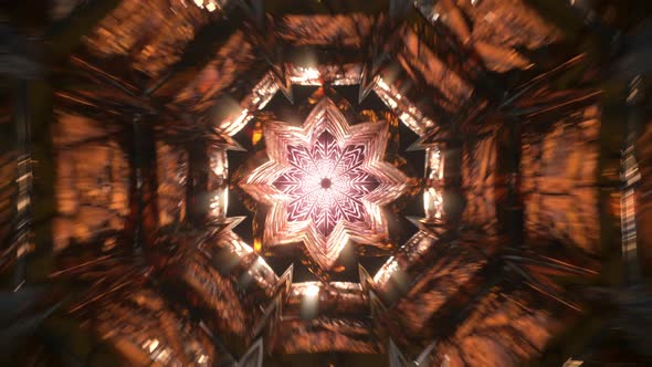 Light Bright Neon Bloom Optical 3d Kaleidoscope Pattern Seamless Loop Vj Background Tunnel alt