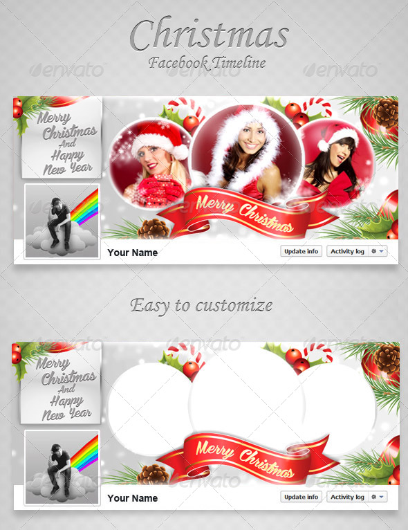 Christmas FB Timeline V5 - Facebook Timeline Covers Social Media