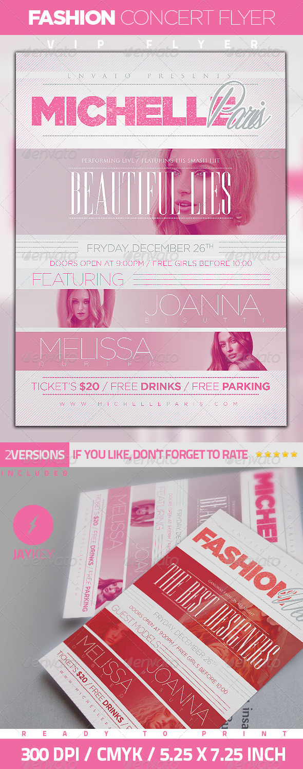 Fashion Concert Flyer - Events Flyers