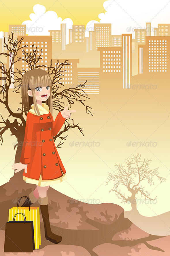 Shopping Girl - Commercial / Shopping Conceptual