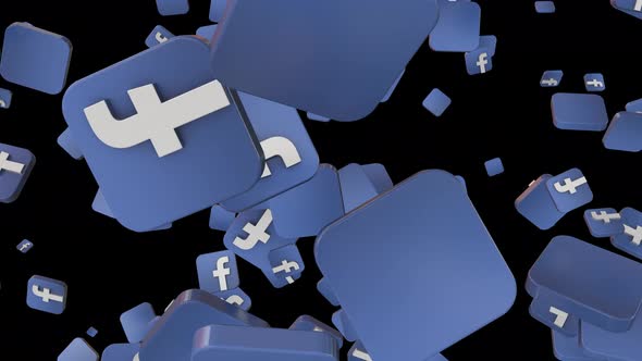 Facebook Social Icon Loop