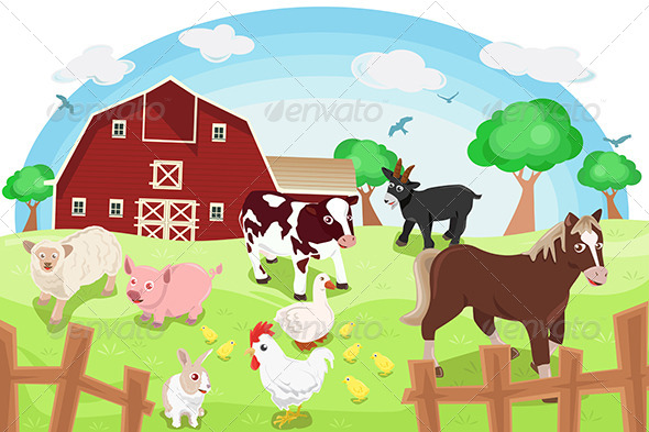 Farm Animals - Christmas Seasons/Holidays