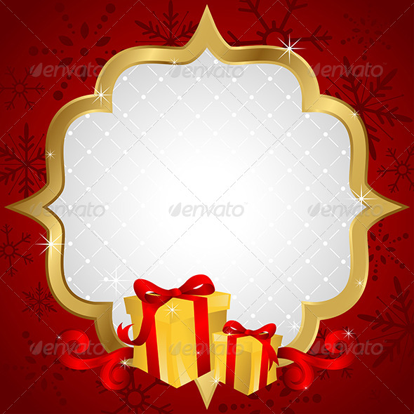 Christmas Shopping Background - Backgrounds Decorative