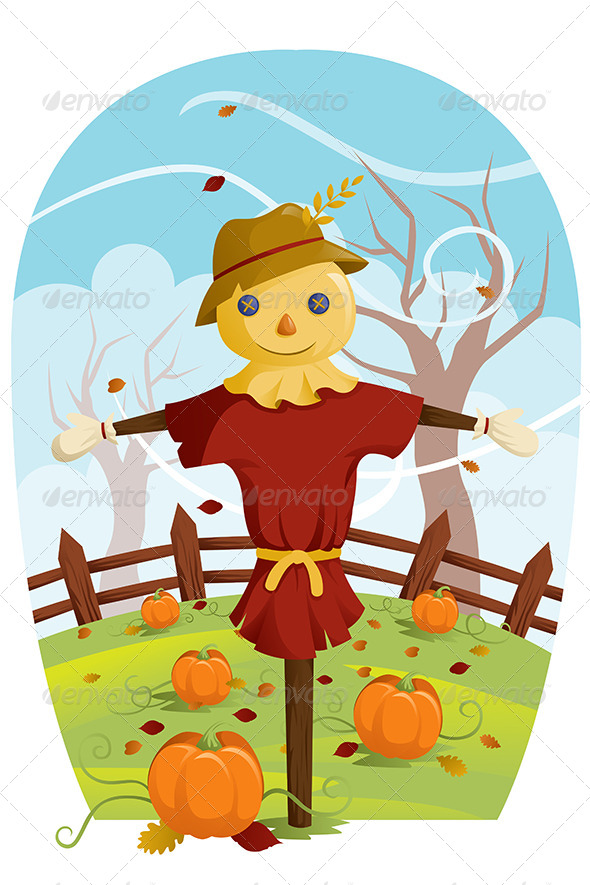 Scarecrow for Fall Harvest - Seasons/Holidays Conceptual