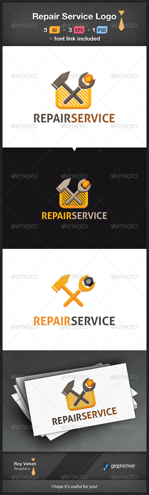 Repair Service Logo - Symbols Logo Templates