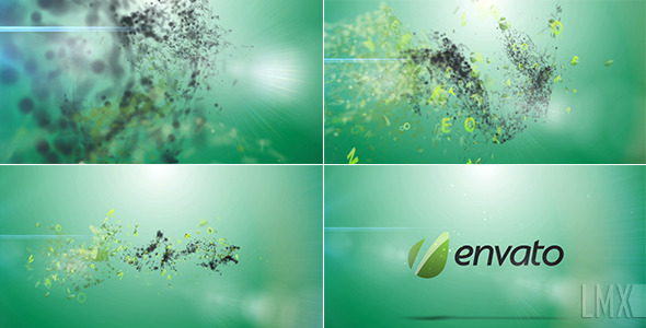 Particles Storm Word - VideoHive 6367085