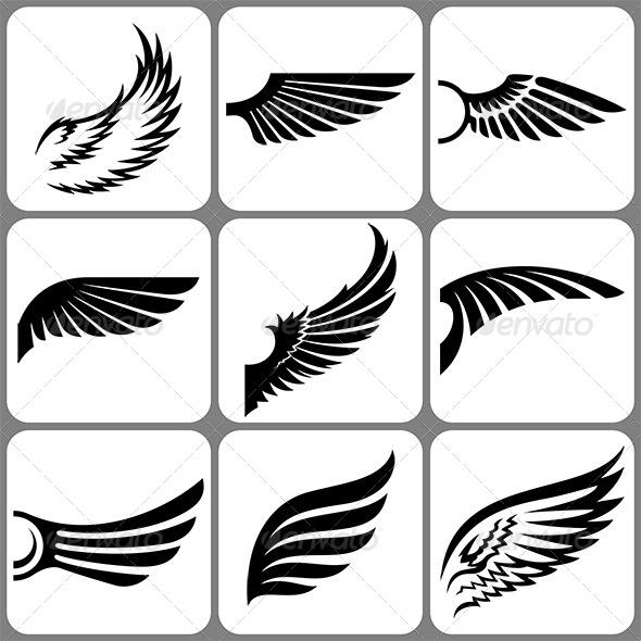 Wings Set - Miscellaneous Vectors