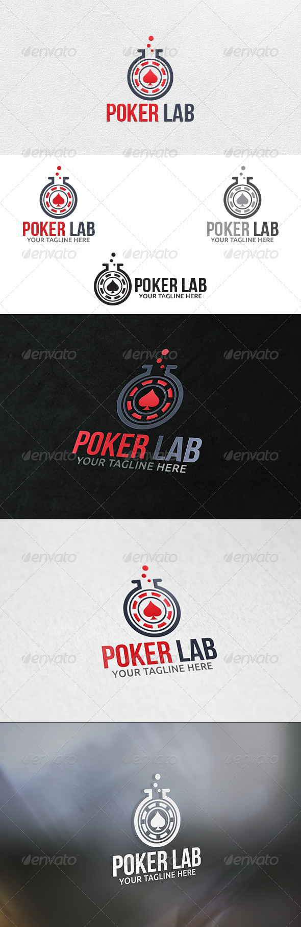 Poker Lab - Logo Template - Symbols Logo Templates