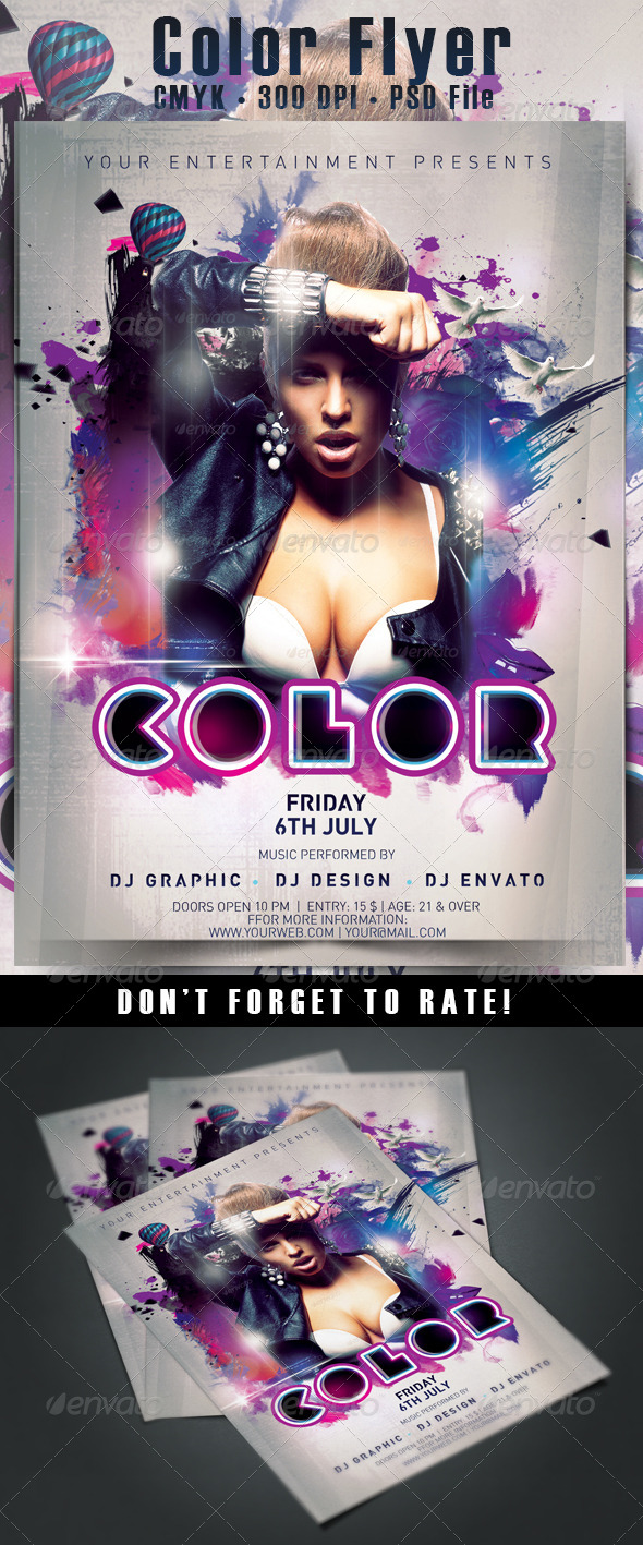 Color Flyer - Events Flyers