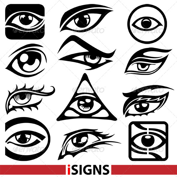 Eye Signs Set - Miscellaneous Characters