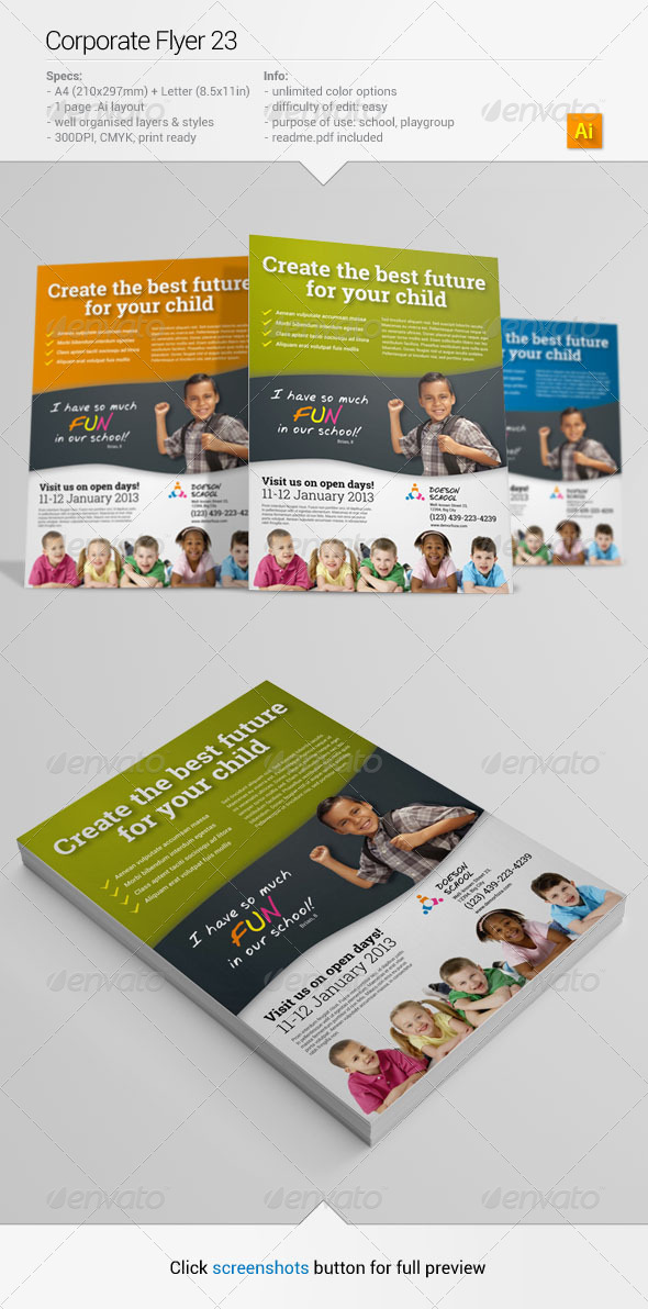 Corporate Flyer 23 - Corporate Flyers