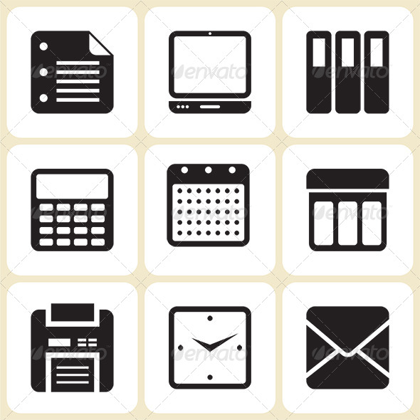 Office Icons - Miscellaneous Vectors