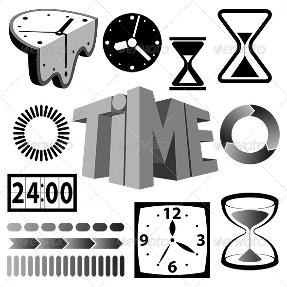 Time Icons and Signs - Miscellaneous Conceptual