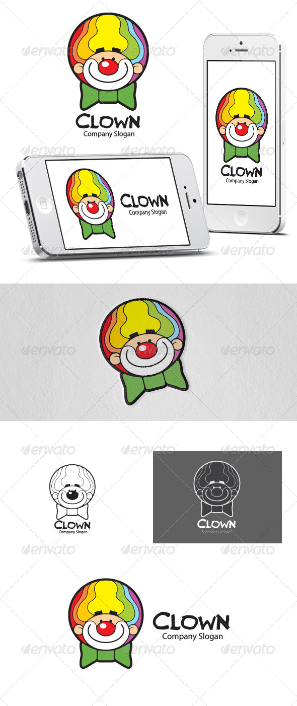 Clown Logo - Humans Logo Templates