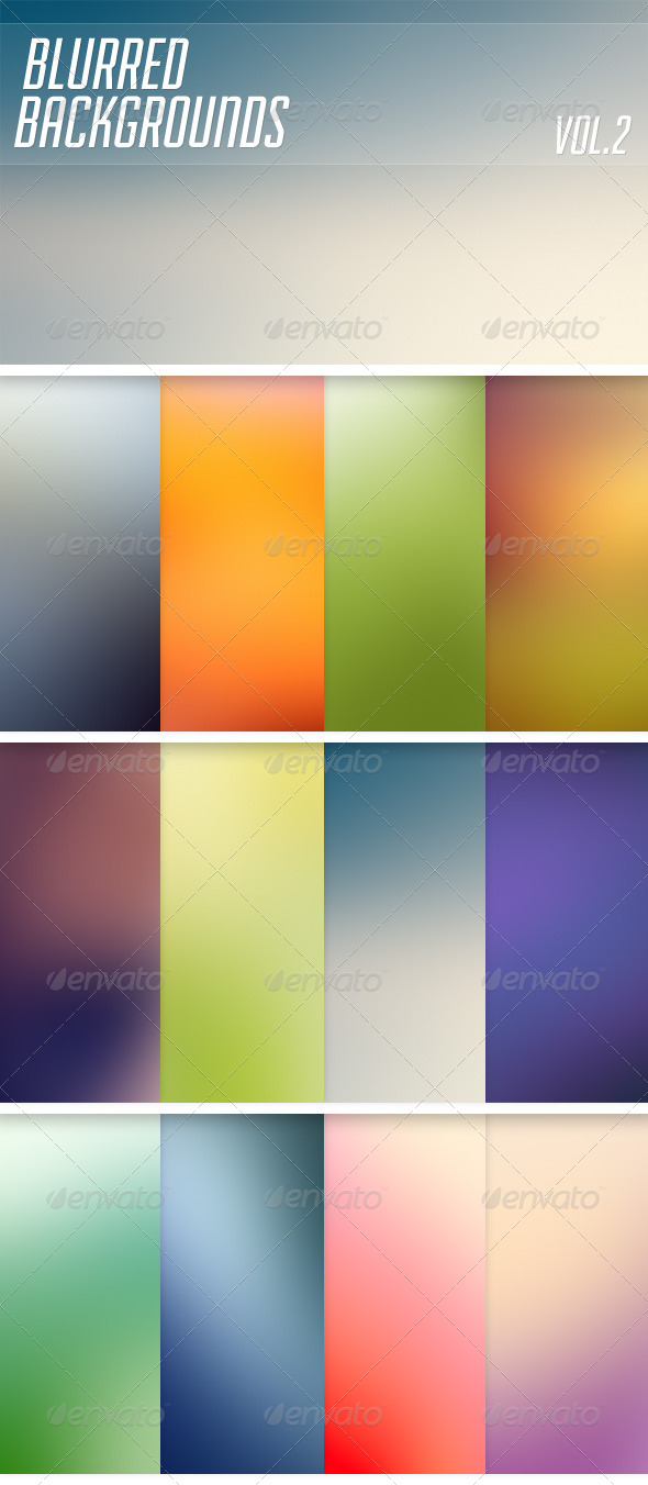 Blurred Backgrounds Vol2 - Abstract Backgrounds