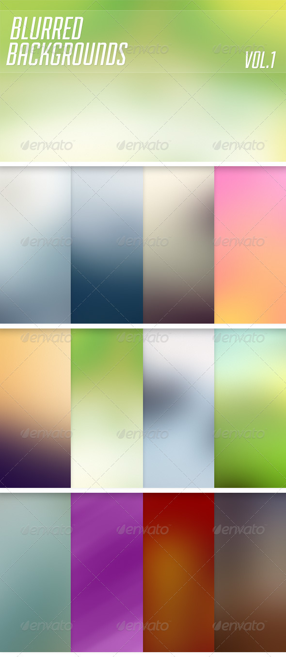 Blurred Backgrounds Vol1 - Abstract Backgrounds