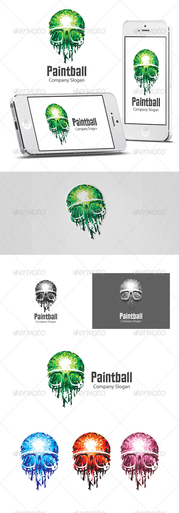Paintball Logo - Humans Logo Templates