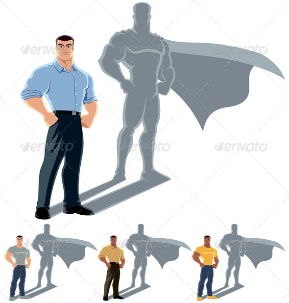 Man Superhero Concept - Concepts Business