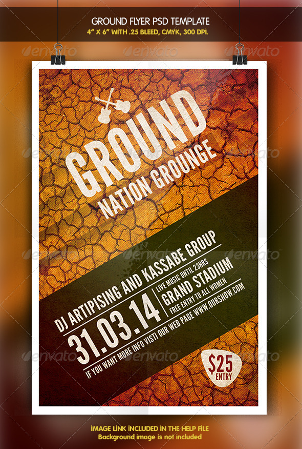 Ground Party Flyer - Clubs & Parties Events