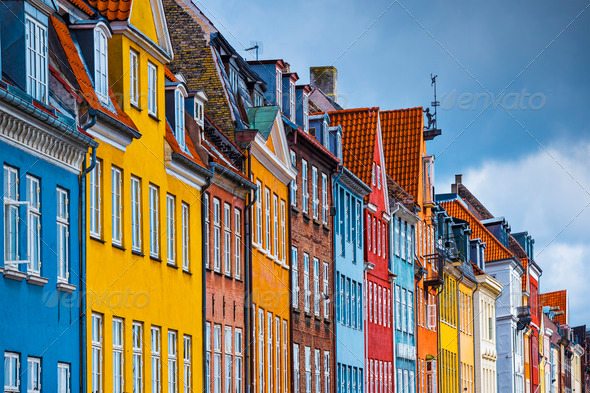 Nyhavn Buildings - Stock Photo - Images