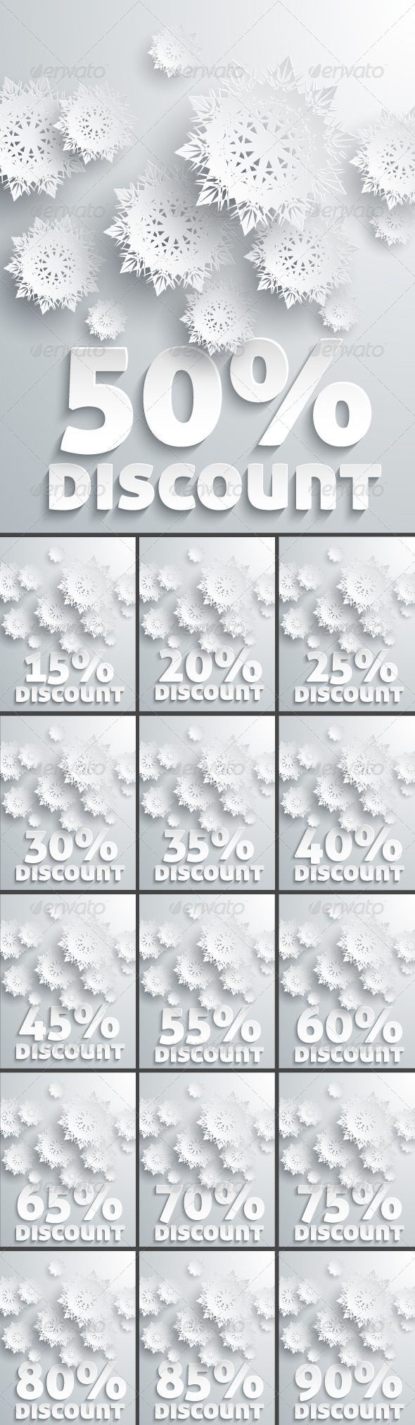 Discount Percent with Snowflake - Retail Commercial / Shopping