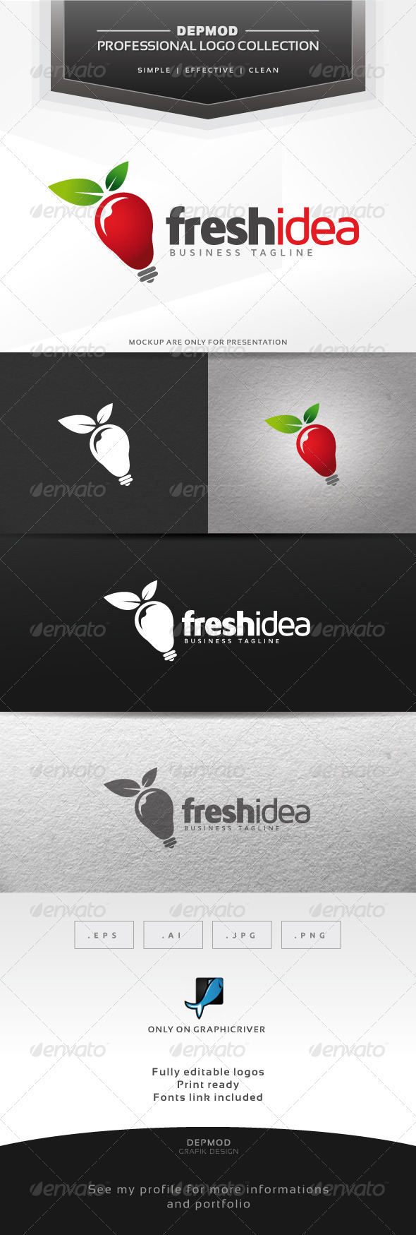 Fresh Idea Logo - Symbols Logo Templates
