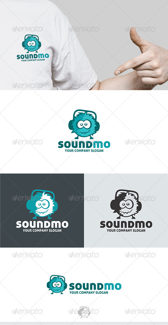 Sound Mo Logo - Vector Abstract