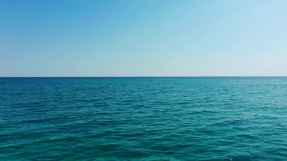 Drone Fly Over Horefto Beach Greece 4 K alt