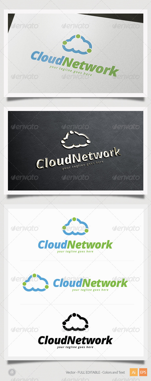 Cloud Network Logo - Symbols Logo Templates