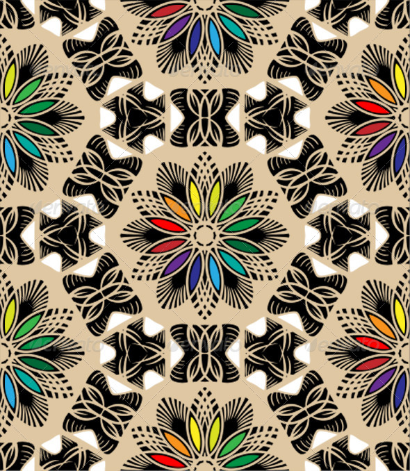 Abstract Vector Seamless Pattern - Patterns Decorative