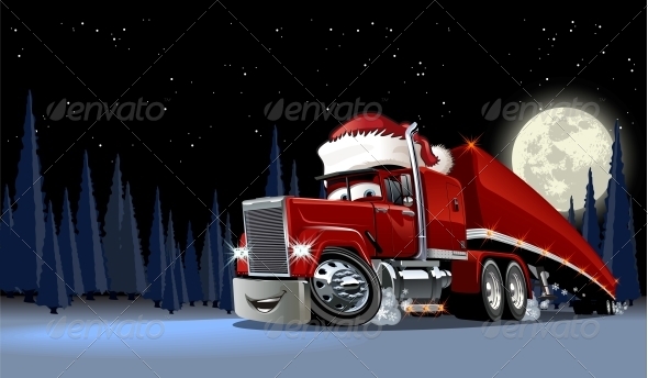 Vector Christmas Card - Christmas Seasons/Holidays