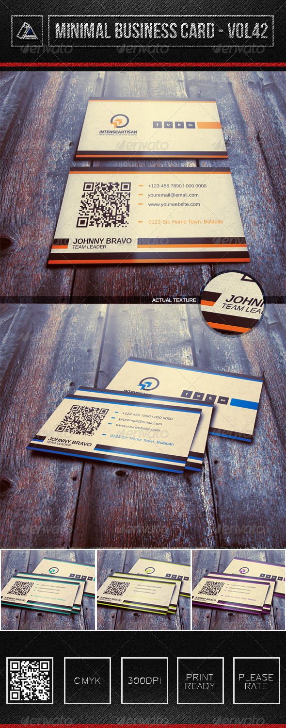 IntenseArtisan Business Card Vol.42 - Creative Business Cards