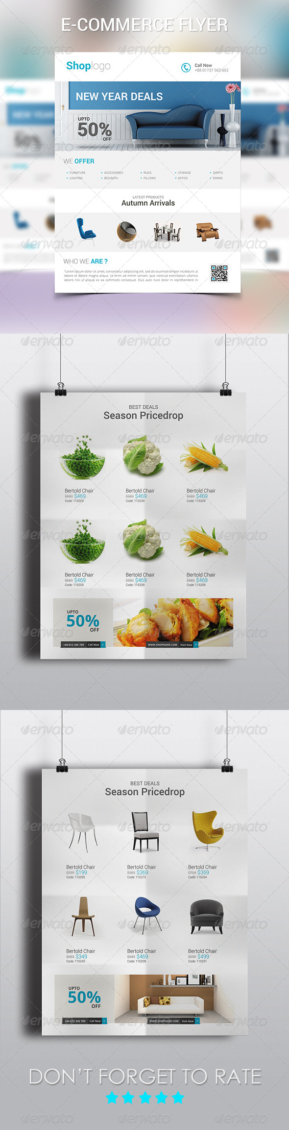New Year Deals E-Commerce Flyer - Corporate Flyers
