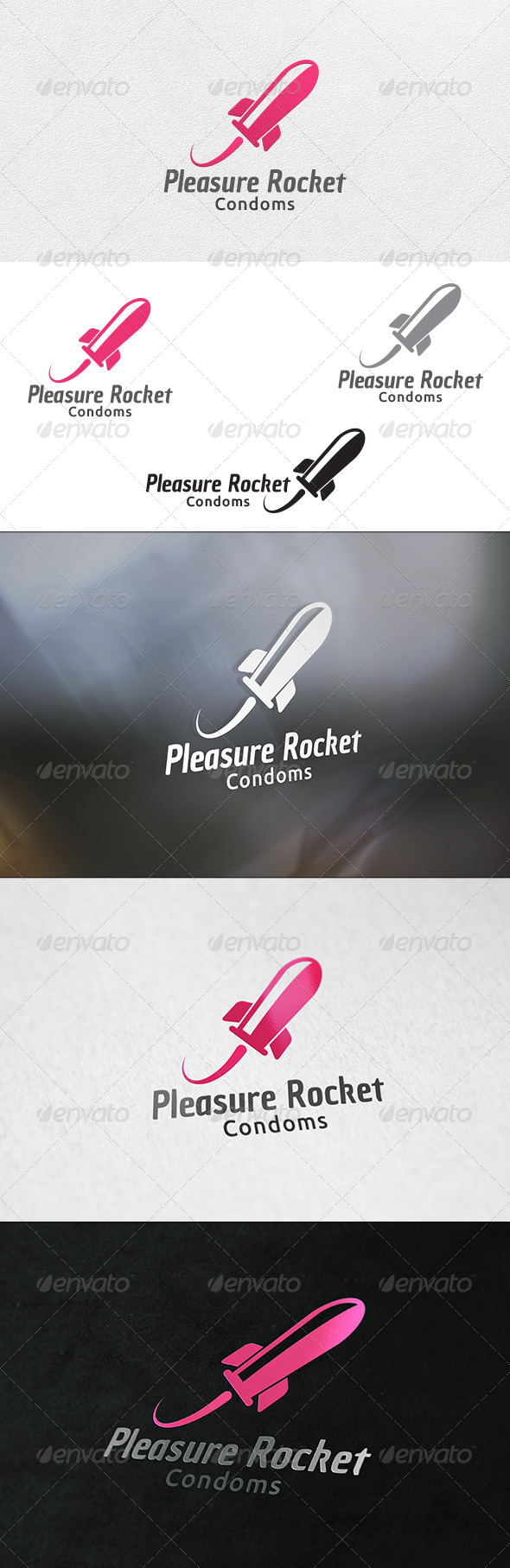 Pleasure Rocket - Logo Template - Symbols Logo Templates