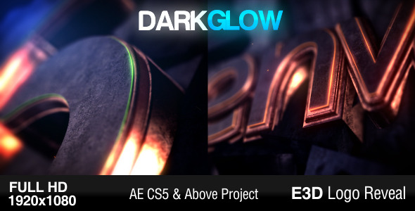 Dark Glow Logo Reveal