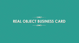 Real Object Business Card