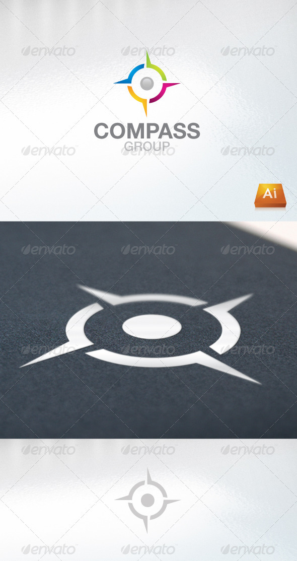 Compass Group - Abstract Logo Templates